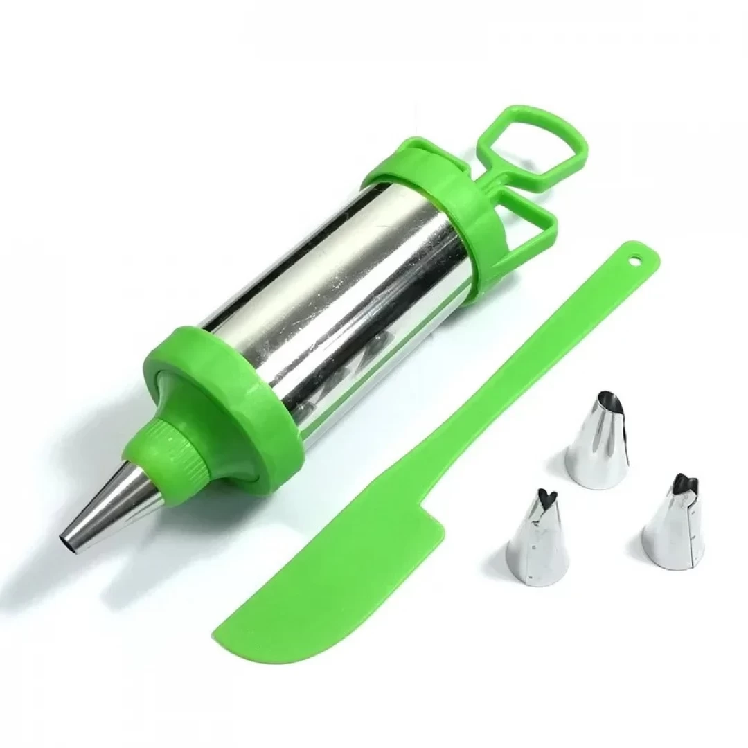 Seringa pentru ornat torturi si prajituri, otel inoxidabil